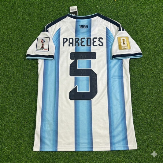 Leandro Paredes Argentina 2026 World Cup Football Jersey Kit