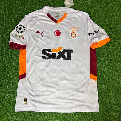 Galatasaray Mario JR Lemina New Season White Jersey Trikot Maillot Soccer Shirt