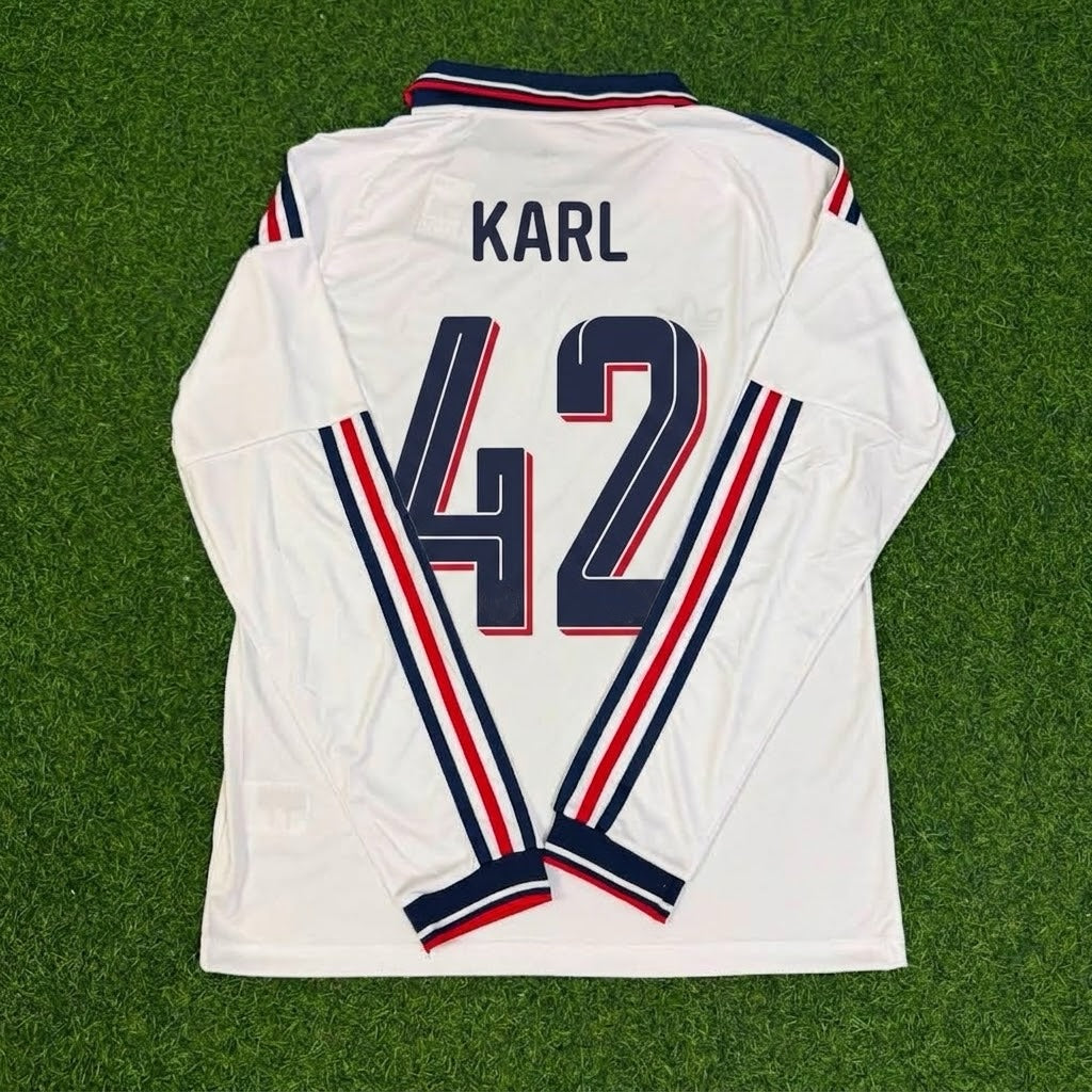Lenart Karl #42 Bayern Munchen 2027 Away Long Sleeve New season Trikot Soccer Shirt