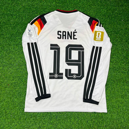 Leroy Sané #19 Germany 2026 World Cup Long Sleeve Home Football Jersey Kit
