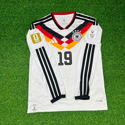 Leroy Sané #19 Germany 2026 World Cup Long Sleeve Home Football Jersey Kit