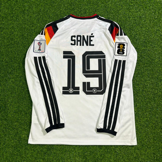 Leroy Sané #19 Germany 2026 World Cup Long Sleeve Home Football Jersey Kit