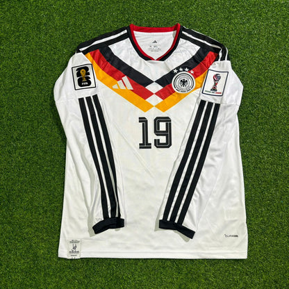 Leroy Sané #19 Germany 2026 World Cup Long Sleeve Home Football Jersey Kit