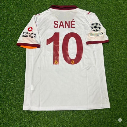 Leroy Sane #10 Galatasaray 2025-2026 Away Champions League Jersey Trikot