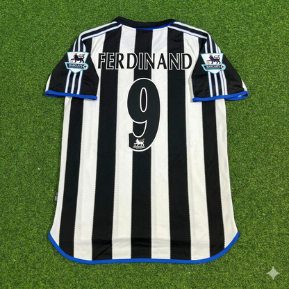 Les Ferdinand #9 Newcastle United Retro Trikot Kit Jersey Soccer Shirt