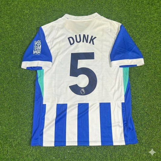 Lewis Dunk #5 Brighton 2026 New Season Football Jersey
