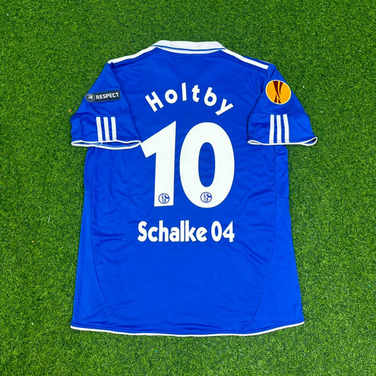 Lewis Holtby Schalke 04 2011 2012 Retro Football Jersey Trikot Maillot Soccer Shirt