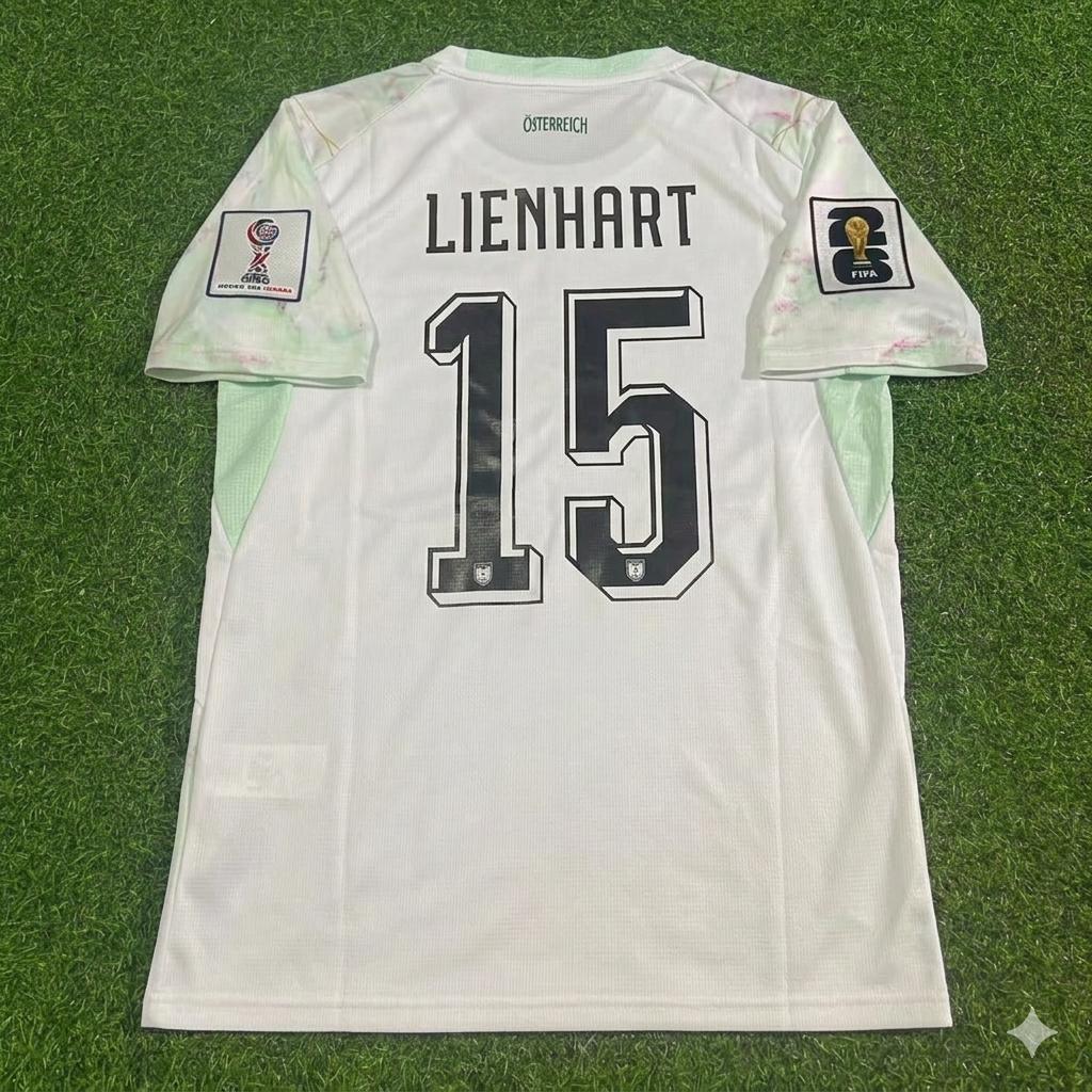 Philipp Lienhart Austria White 2026 World Cup Football Jersey