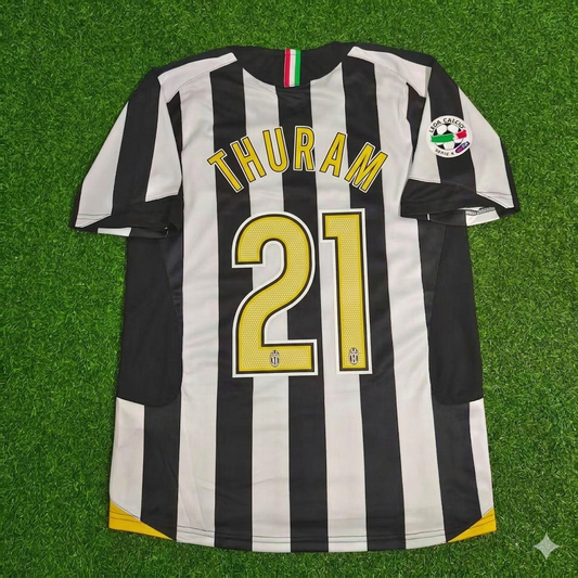 Lilian Thuram Juventus 2005-2006 Retro Jersey | Kit | Trikot | Maillot Soccer Shirt