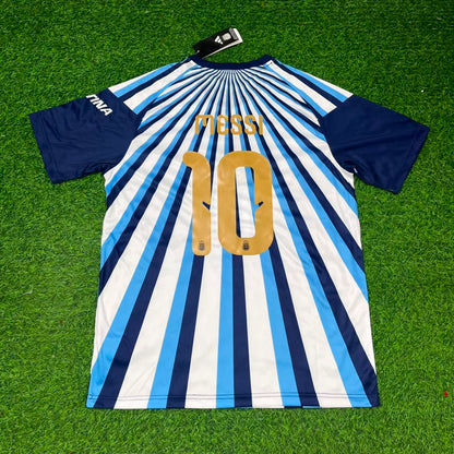 Maillot d'échauffement de football Lionel Messi #10 Argentine Coupe du Monde 2026