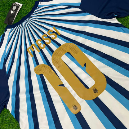Maillot d'échauffement de football Lionel Messi #10 Argentine Coupe du Monde 2026