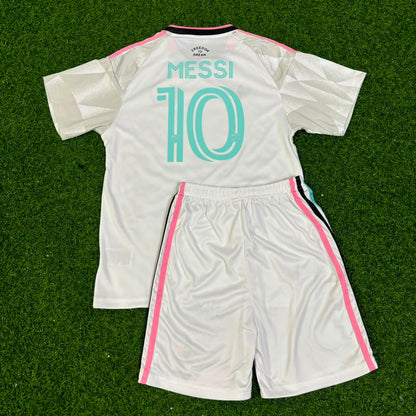 Lionel Messi New Season White Kids Jersey Soccer Shirt Trikot Soccer Shirt