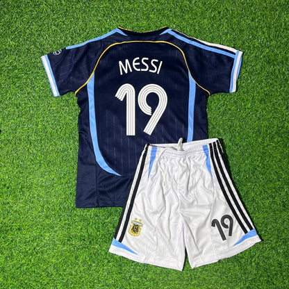Lionel Messi Argentina 2006 World Cup Soccer Jersey Trikot Soccer Shirt