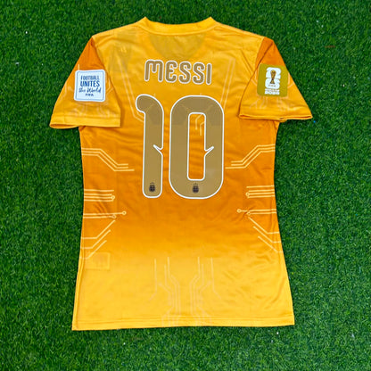 Lionel Messi Argentina 2026 World Cup Golden Special Edition Football Jersey Trikot Maillot