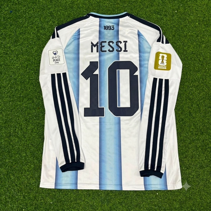 Lionel Messi #10 Argentina 2026 World Cup Long Sleeve Football Jersey Kit