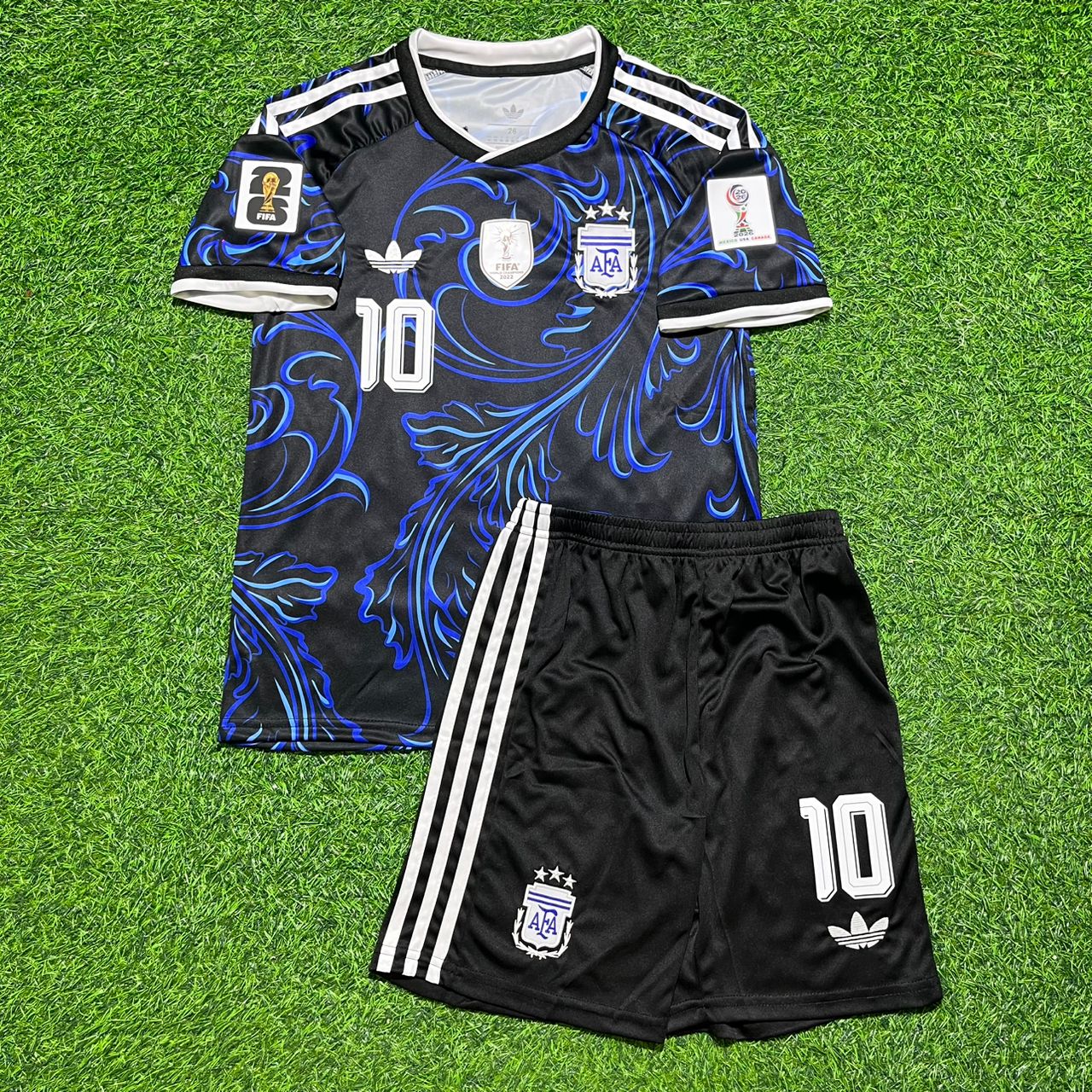 Lionel Messi Argentina 2026 World Cup Kids Football Jersey