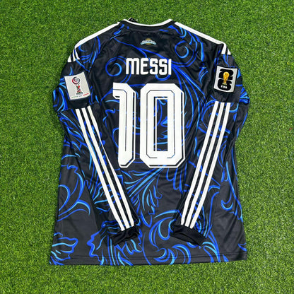 Lionel Messi Argentina 2026 World Cup Long Sleeve Football Jersey