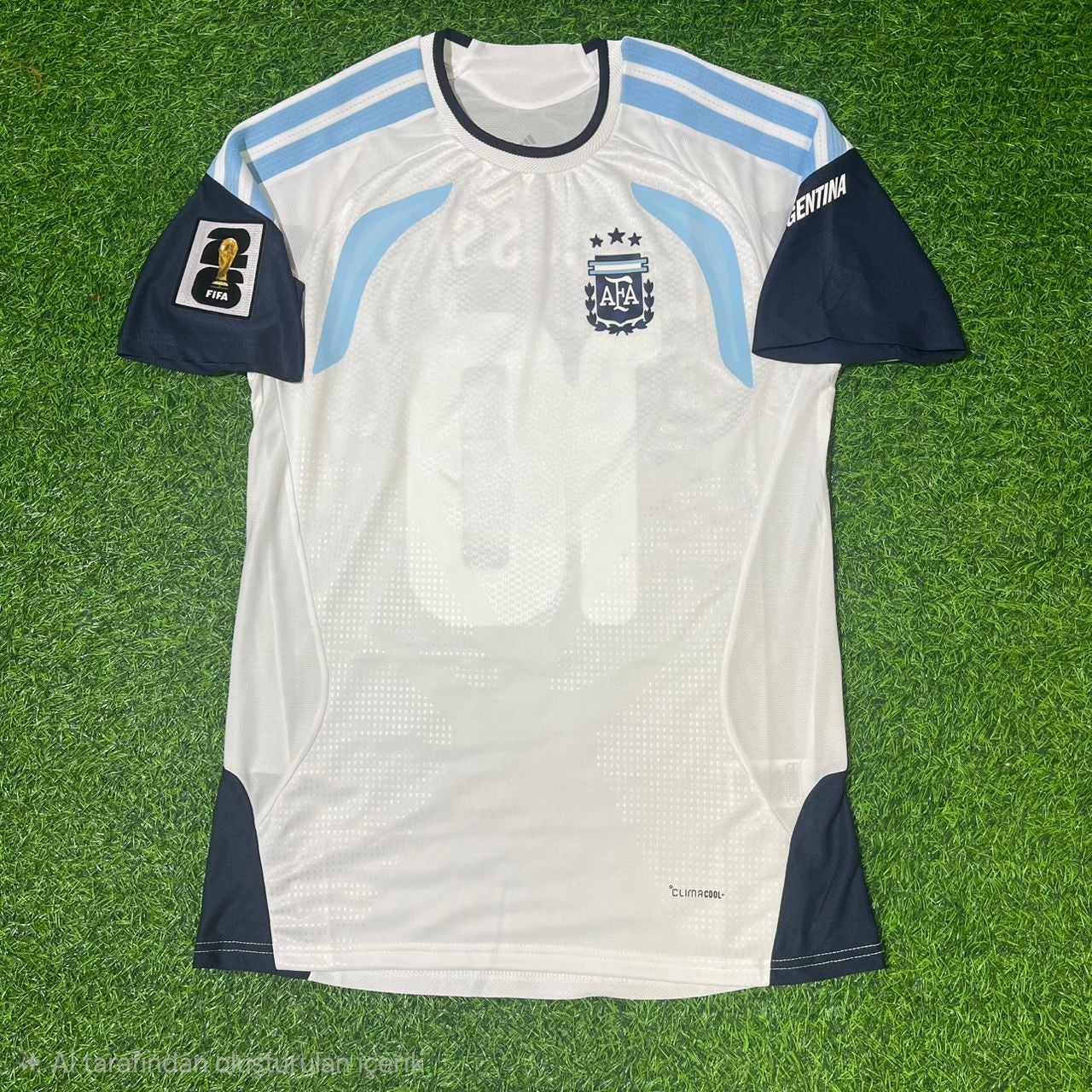 Julian Alvarez Argentina 2026 World Cup White Player Version New Season Football Jersey Kit