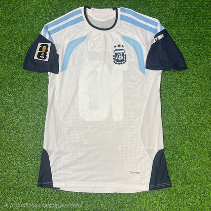 Julian Alvarez Argentina 2026 World Cup White Player Version New Season Football Jersey Kit