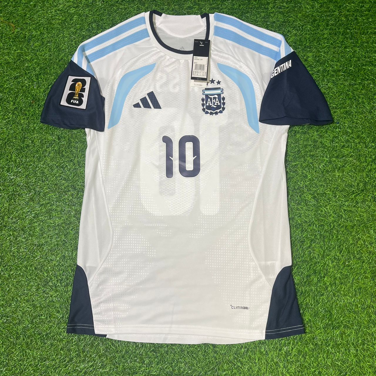 Lionel Messi Argentina 2026 World Cup White Player Version New Season Football Jersey Kit