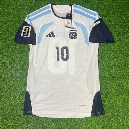 Lionel Messi Argentina 2026 World Cup White Player Version New Season Football Jersey Kit