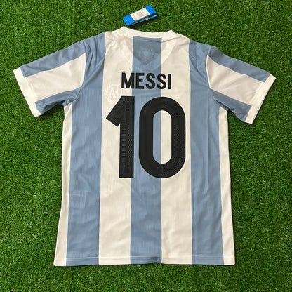 Lionel Messi Vintage Argentina Jersey Maillot Trikot Maglia