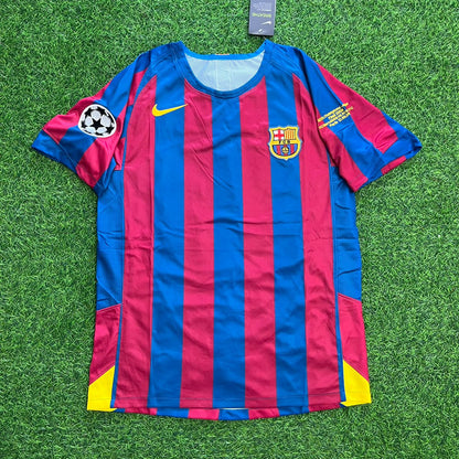 Lionel Messi #30 Barcelona 2006 Retro Football Jersey Soccer Shirt
