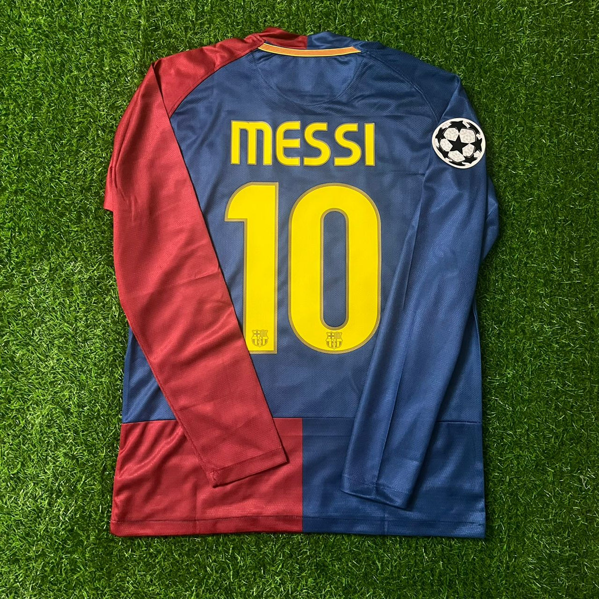 Messi Retro Lionel Messi Barcelona 2009 Roma Final Retro Jersey Trikot Maillot ...