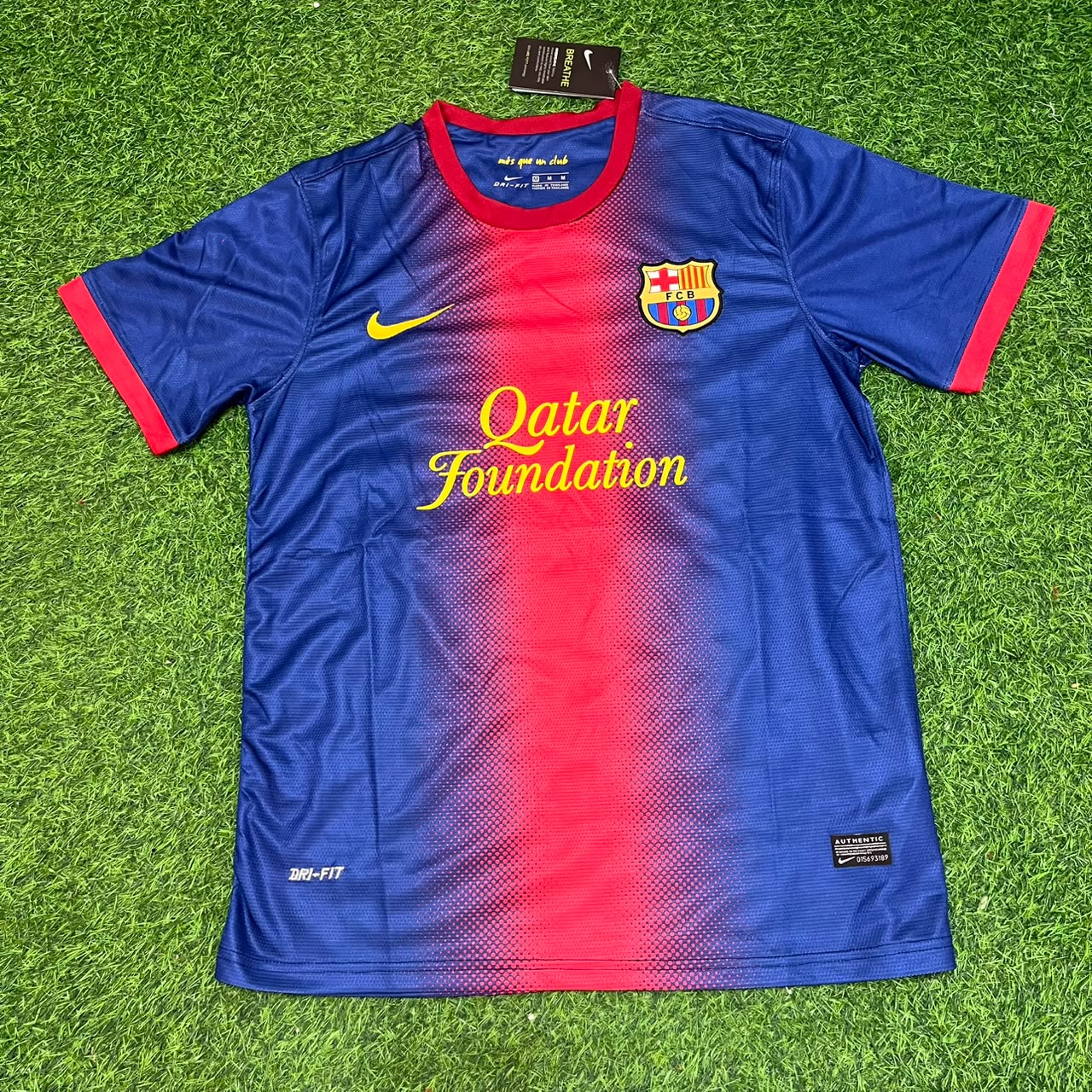 Lionel Messi Barcelona 2012/2013 Retro Home Football Jersey
