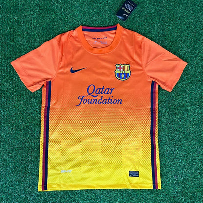 Lionel Messi 10 – Barcelona 2012–2013 Orange Retro Kit Jersey – | Trikot | Maillot Soccer Shirt
