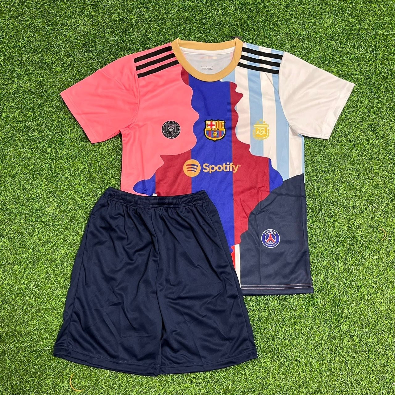 Lionel Messi GOAT Combo 2025 All Teams Special Kids Jersey KinderTrikot Maillot Soccer Shirt