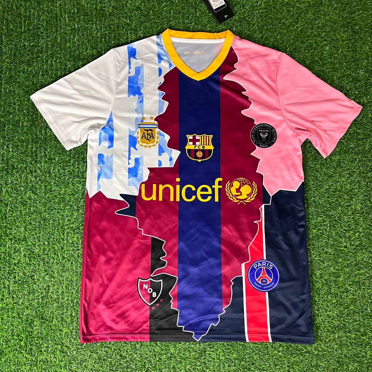 lionel messi gear Lionel Messi GOAT Combo All Teams Special Jersey Trikot Maillot Soccer Shirt
