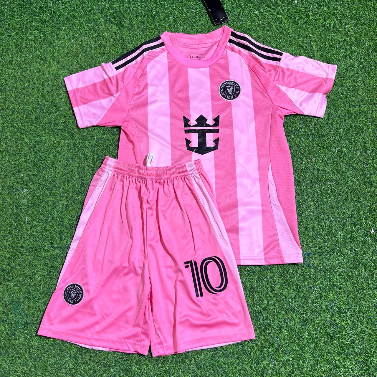 Lionel Messi Inter Miami 2027 New Season Pink Kids Jersey Soccer Shirt Trikot Soccer Shirt
