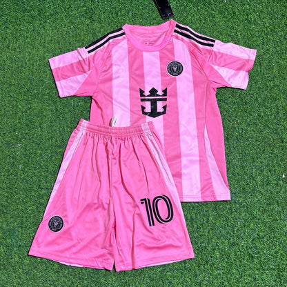 Lionel Messi Inter Miami 2027 New Season Pink Kids Jersey Soccer Shirt Trikot Soccer Shirt