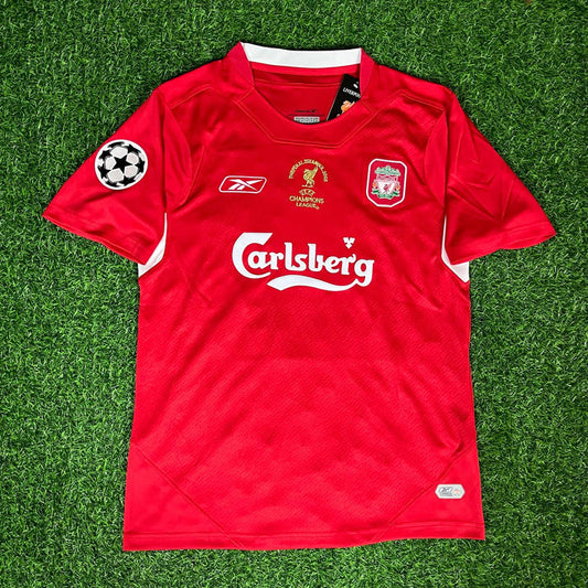 Liverpool 2005 Champions League Final Red Retro Jersey Trikot