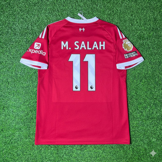 Mohamed Salah Liverpool 2025/26 Home Football Jersey Kit
