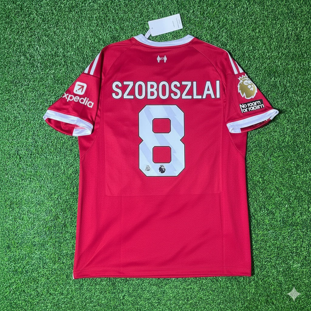 Dominik Szoboszlai Maillot de football domicile Liverpool 2025/26
