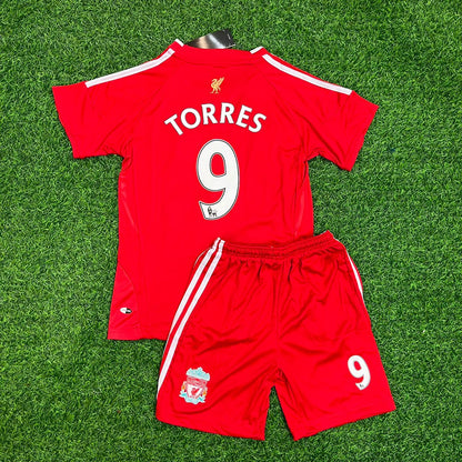 Fernando Torres 9 - Liverpool 2008 2009 2010 Jersey KinderTrikot Maillot Enfant Soccer Shirt