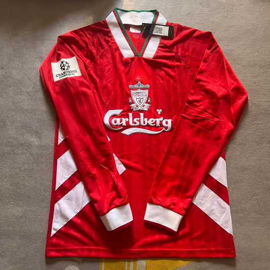 Liverpool Long Sleeve Retro Kit Jersey Trikot Maillot