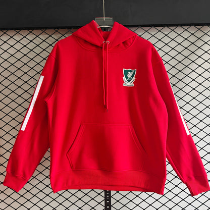 Liverpool - Hoodie Winter Fleece- Fußball Kapuzenpullover
