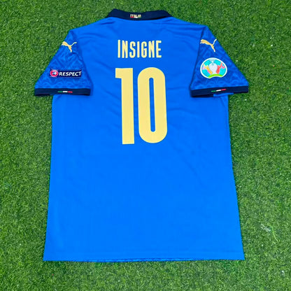 Lorenzo Insigne #10 Italy EURO 2020 Final Retro Soccer Jersey – | Trikot | Maillot Soccer Shirt