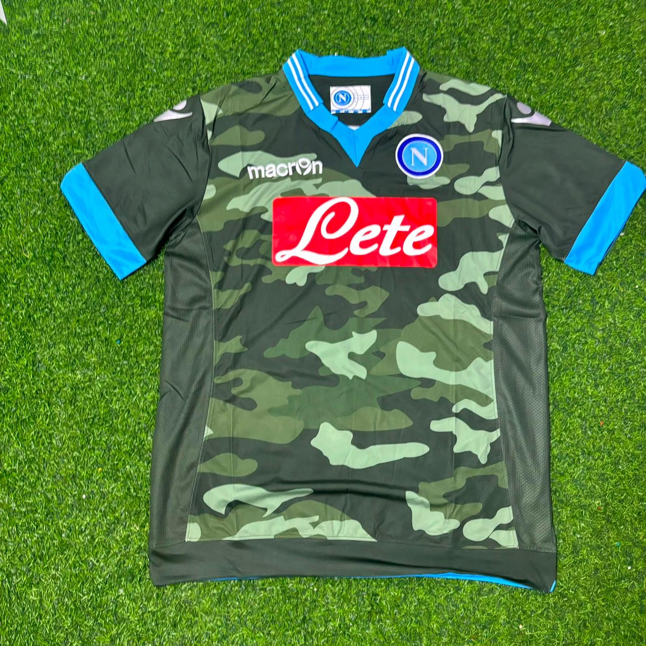 Lorenzo Insigne 24 – Napoli 2013-14 Retro Kit Jersey Trikot Maillot Soccer Shirt