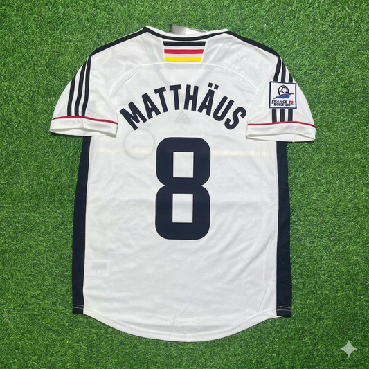 Lothar Matthäus Deutschland 1998 Weltmeisterschaft Retro Fußballtrikot