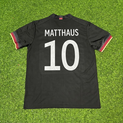 Lothar Matthaus #10 Germany Black Retro Football Jersey