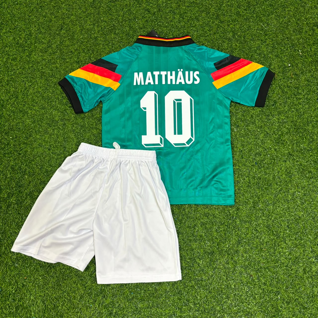 Lothar Matthäus Deutschland 1992 Retro Germany Kids Fußballtrikot