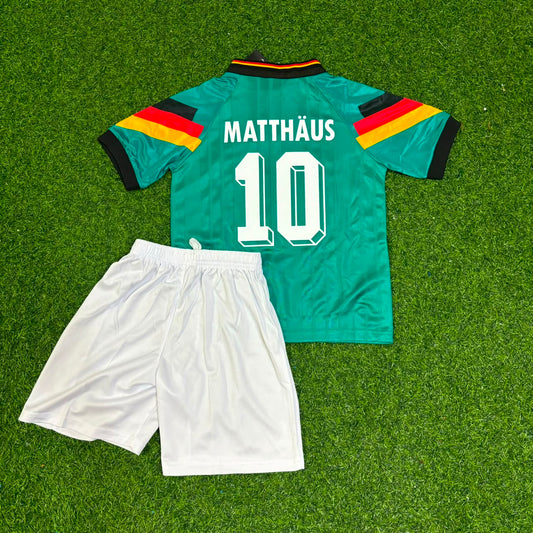 Maillot de football rétro Allemagne Lothar Matthäus 1992