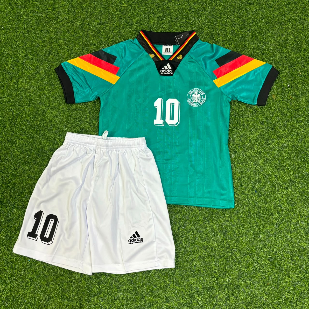Lothar Matthäus Deutschland 1992 Retro Germany Kids Fußballtrikot