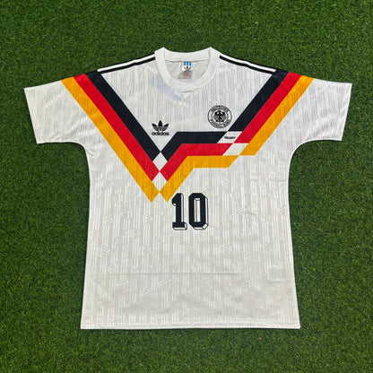 Lothar Matthäus Germany Retro 1990 World Cup Jersey - Deutschland Retro-Trikot WM 1990