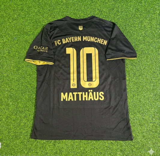 Lothar Matthäus Beckenbauer Bayern Munich Away Football Jersey