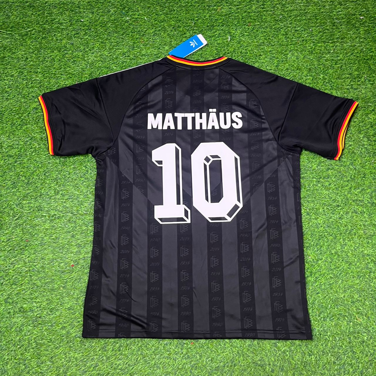 Lothar Matthäus 10# Germany Black Retro Vintage Football Jersey